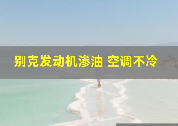 别克发动机渗油 空调不冷